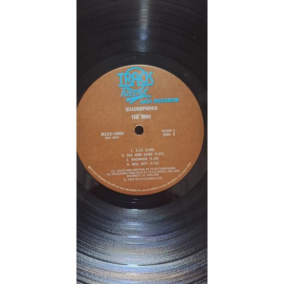 The Who Quadrophenia 2xLP 1973 MCA Track Records Gatefold Original Press VG+VG+ - Picture 14 of 16